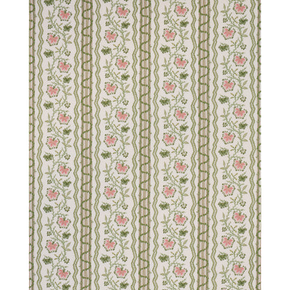 SCHUMACHER  WILLIAMSBURG PARVATI FLORAL STRIPE   Petal   - 182711