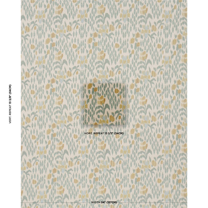 SCHUMACHER  ACQUERELLO LEONORA WARP PRINT   Citron   - 182731