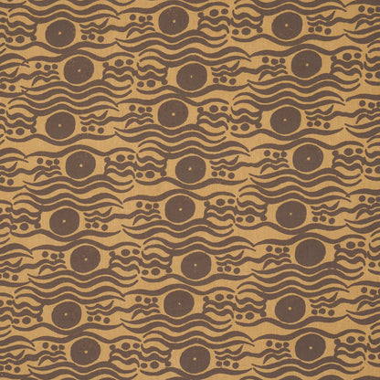 SCHUMACHER  DRUSUS TABOR BOSPHORUS HAND BLOCK   Ochre & Brown   - 182740