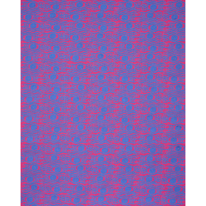 SCHUMACHER  DRUSUS TABOR BOSPHORUS HAND BLOCK   Fuchsia & Blue   - 182741