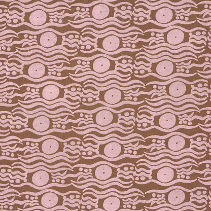 SCHUMACHER  DRUSUS TABOR BOSPHORUS HAND BLOCK   Brown & Pink   - 182742