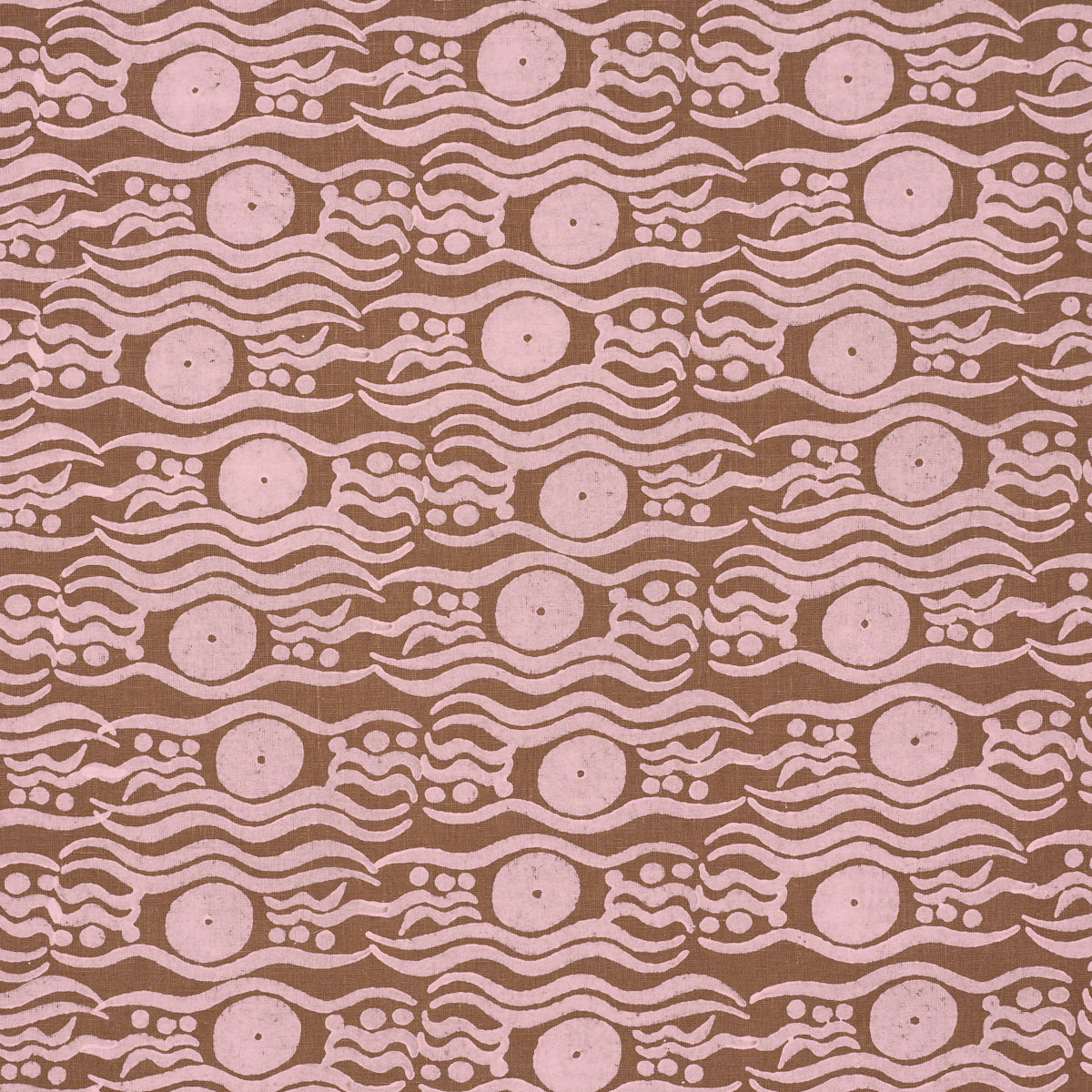 SCHUMACHER  DRUSUS TABOR BOSPHORUS HAND BLOCK   Brown & Pink   - 182742