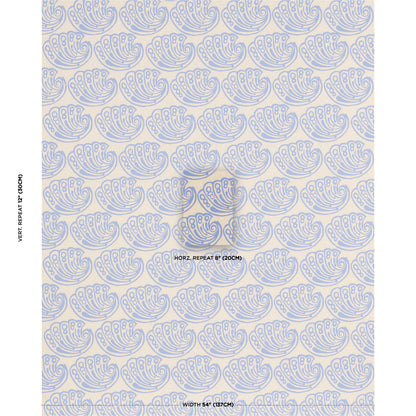 SCHUMACHER  DRUSUS TABOR RAMSGATE HAND BLOCK   French Blue   - 182750