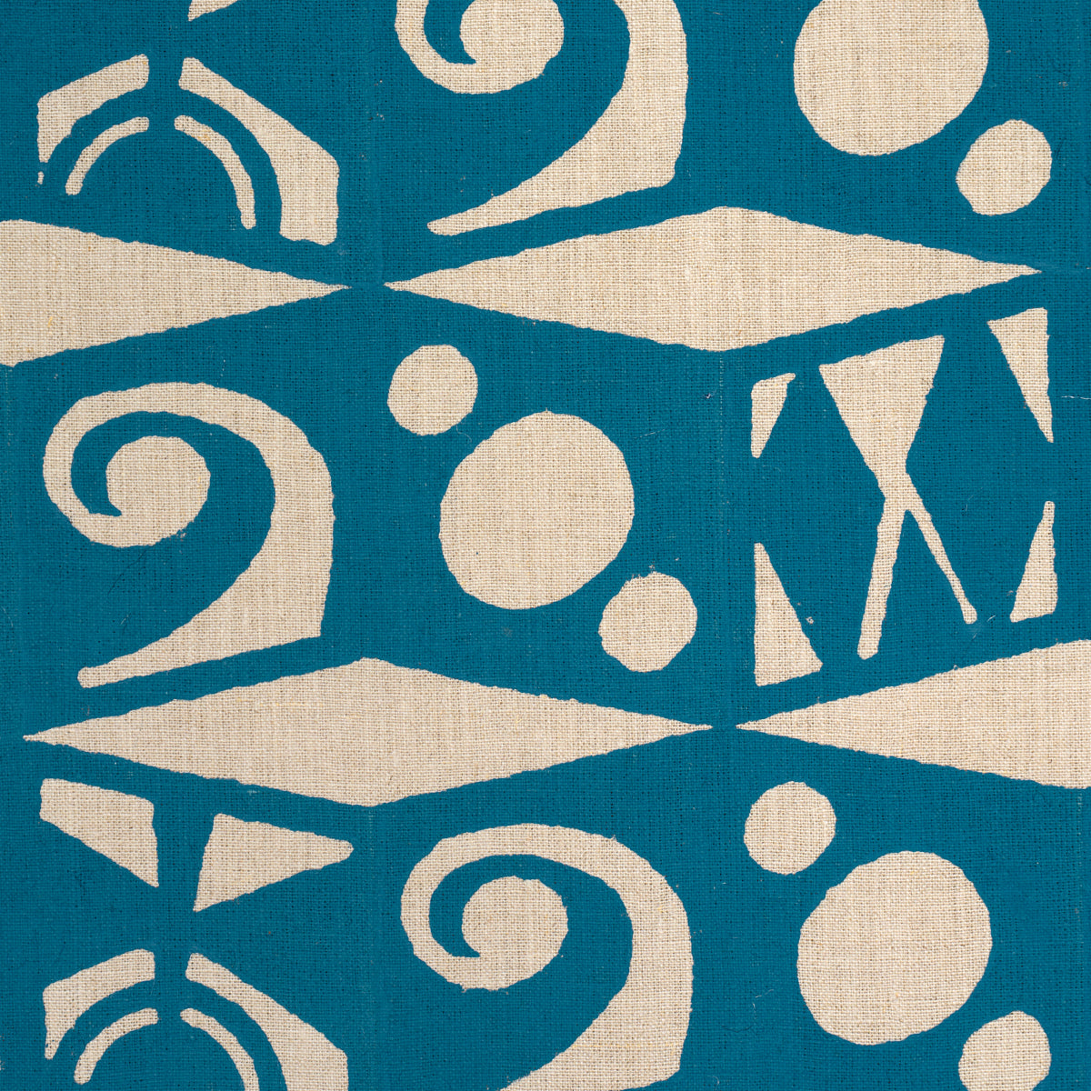 SCHUMACHER  DRUSUS TABOR TAROT HAND BLOCK   Mineral Blue   - 182761
