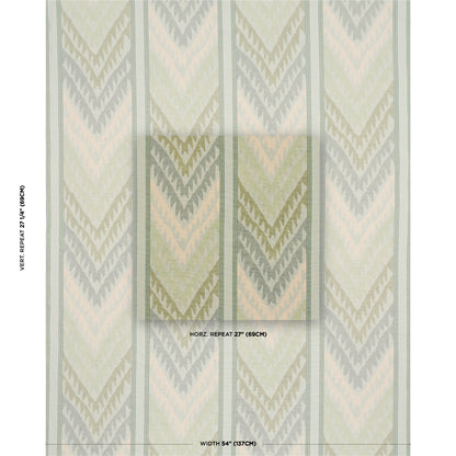 SCHUMACHER  TRUE STRIPES SHABBA WARP PRINT   Leaf   - 182770