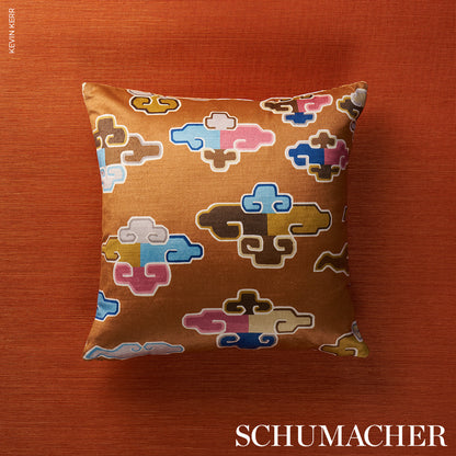SCHUMACHER  CRISTINA BUCKLEY IN DREAMS VELVET   Persimmon   - 182800