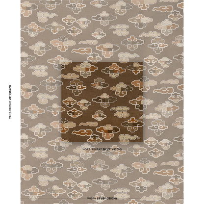 SCHUMACHER  CRISTINA BUCKLEY IN DREAMS VELVET   Sable   - 182801