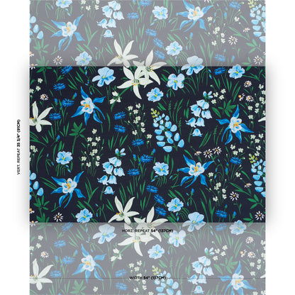 SCHUMACHER  PATRICK MELE OZ FLORAL   Ebony   - 182850