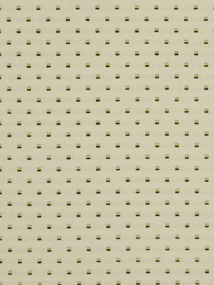 Cream upholstery fabric swatch with a layered dots pattern; upholstery sample.