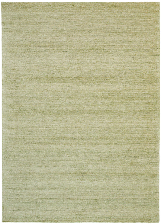 Neutral beige flat-weave rug with subtle heathered texture; rectangular and versatile for living room or bedroom.