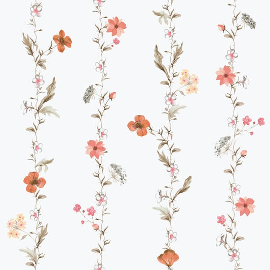 Galerie Wallcoverings Spring Blossom Vertical Garden Galerie Wallcoverings  Red   - 1902-3