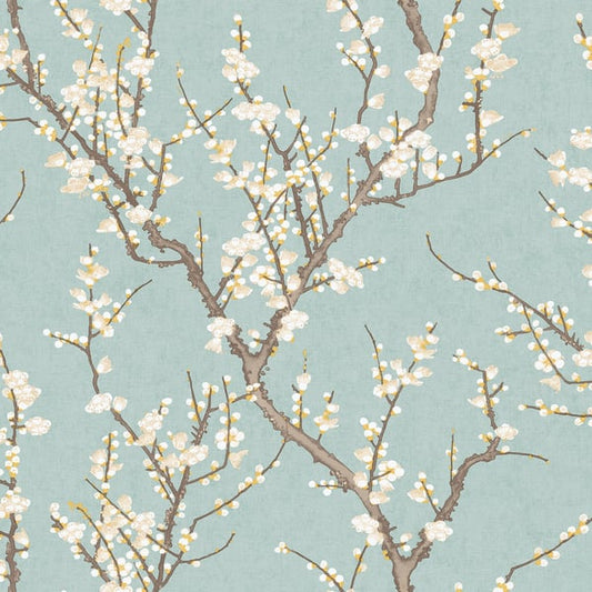 Galerie Wallcoverings Spring Blossom Sakura Tree Galerie Wallcoverings  Blue   - 1903-1