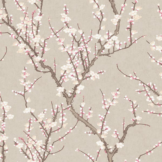 Galerie Wallcoverings Spring Blossom Sakura Tree Galerie Wallcoverings  Beige   - 1903-3