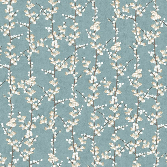 Galerie Wallcoverings Spring Blossom Sakura Row Galerie Wallcoverings  Blue   - 1904-1