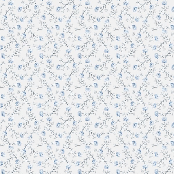 Galerie Wallcoverings Spring Blossom Petit Flowers Galerie Wallcoverings  Blue   - 1905-2