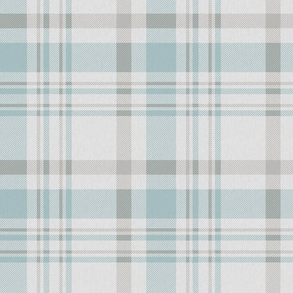 Galerie Wallcoverings Spring Blossom Plaid Galerie Wallcoverings  Blue   - 1906-1