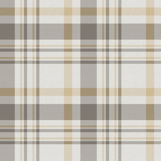 Galerie Wallcoverings Spring Blossom Plaid Galerie Wallcoverings  Yellow   - 1906-3