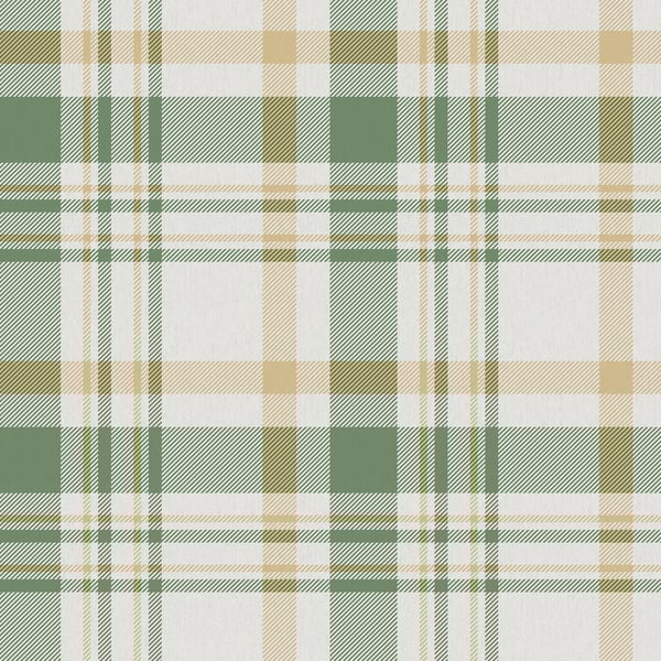 Galerie Wallcoverings Spring Blossom Plaid Galerie Wallcoverings  Green   - 1906-5
