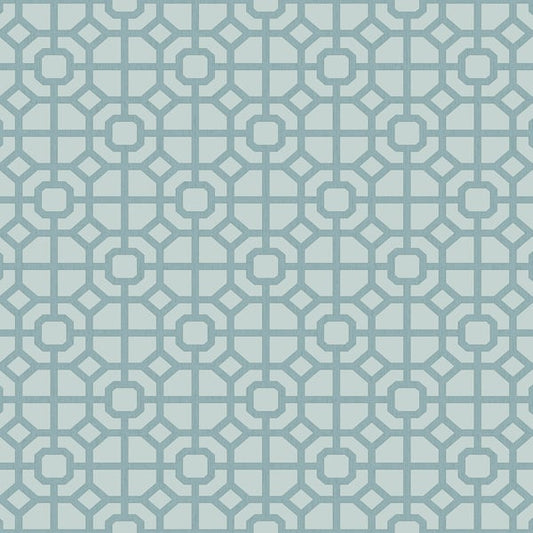 Galerie Wallcoverings Spring Blossom Lattice Galerie Wallcoverings  Blue   - 1908-1