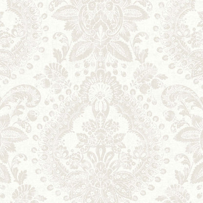 SCHUMACHER  Borastapeter BOUDOIR MEDALLION   GREY   - 1918