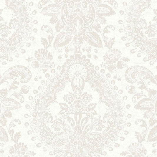 SCHUMACHER  Borastapeter BOUDOIR MEDALLION   GREY   - 1918
