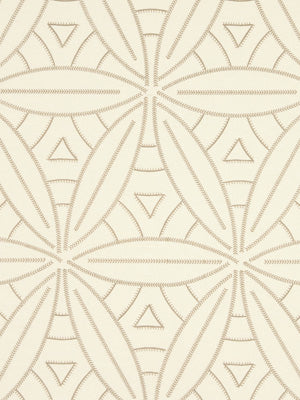 Robert Allen Leafy Stitch | Stucco  Upholstery     - 193354