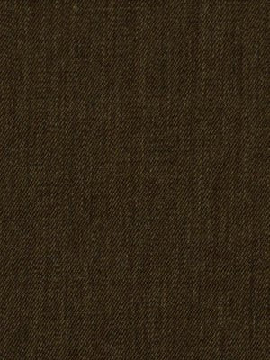 Dark brown heather wool twill fabric texture with visible fibers, suitable for upholstery or apparel.