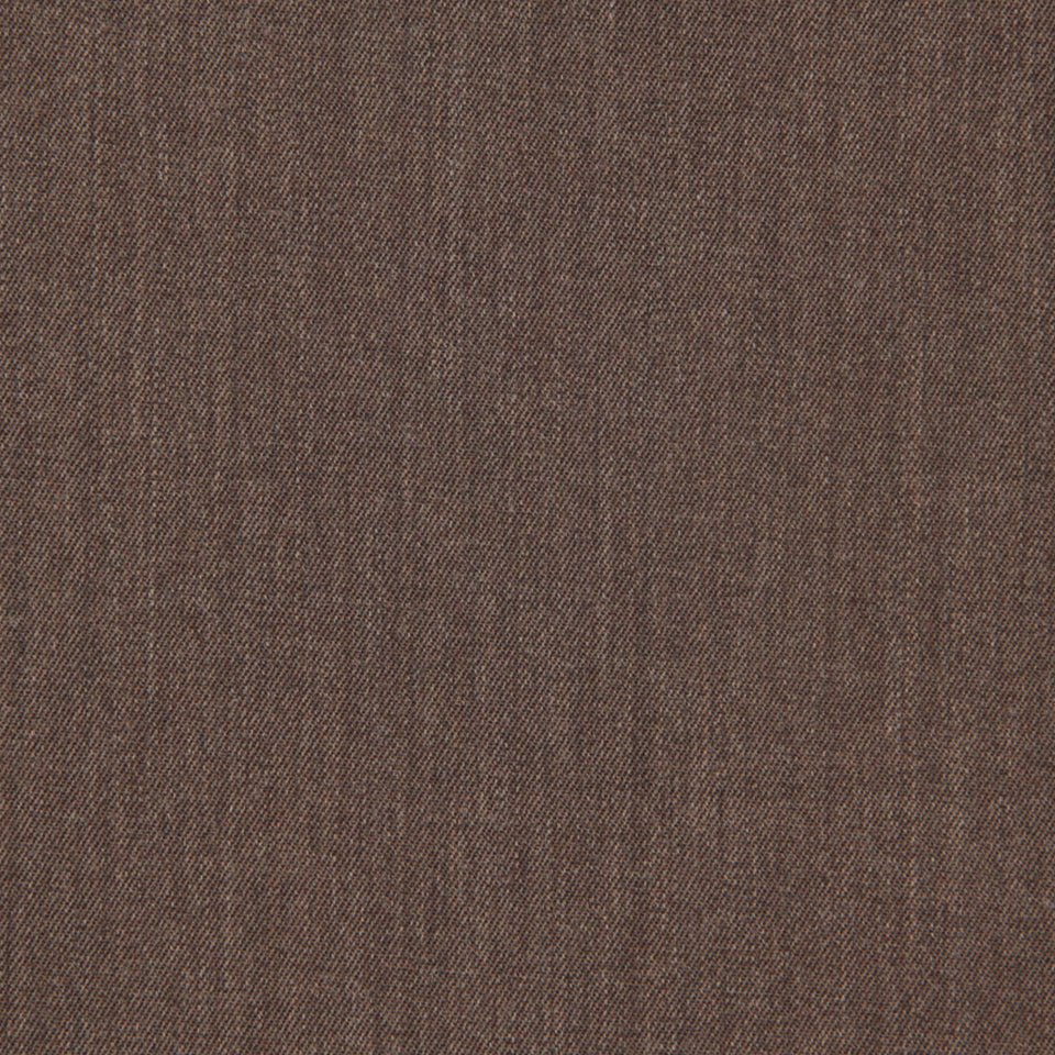 Close-up of brown woven fabric with subtle diagonal twill texture.