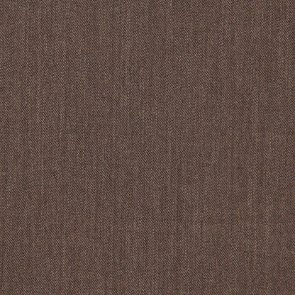 Close-up of brown woven fabric with subtle diagonal twill texture.