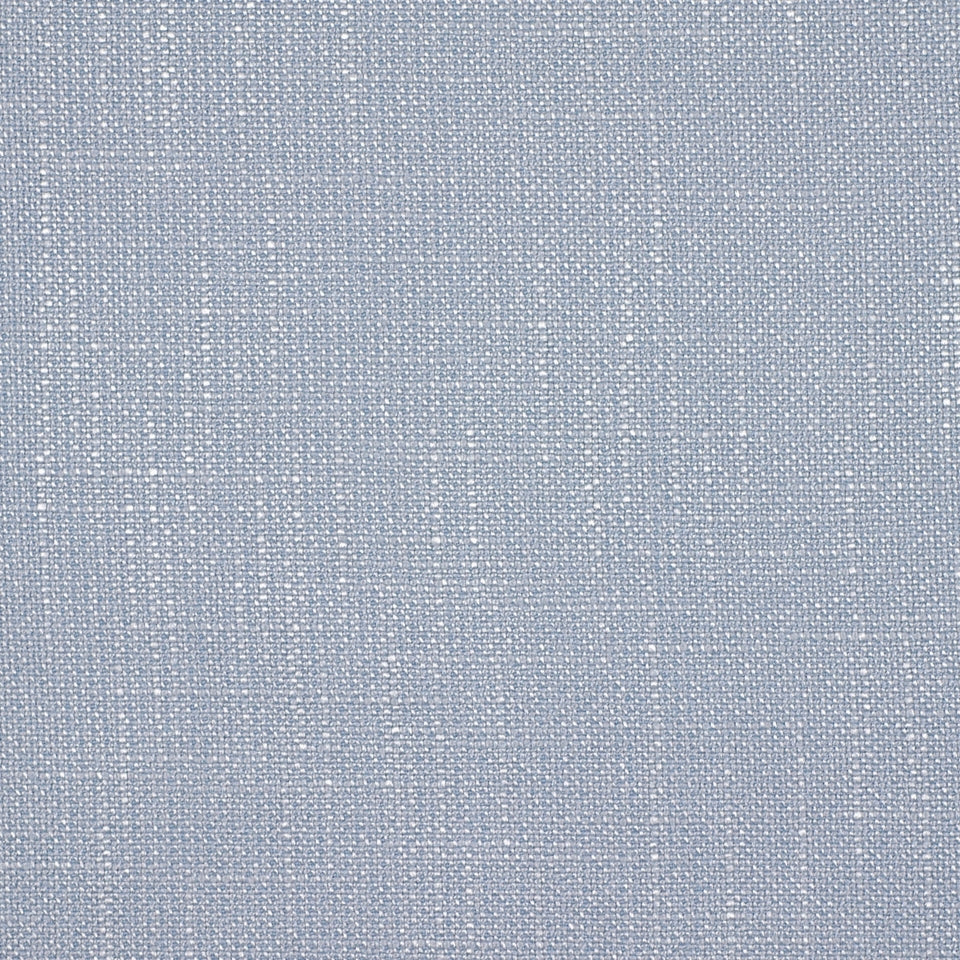 Light blue linen-style woven fabric close-up with subtle textured weave; versatile for apparel or home decor.