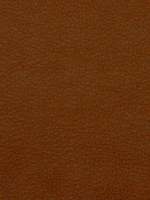 Terracotta upholstery fabric with a subtle grain texture and warm chestnut tone.