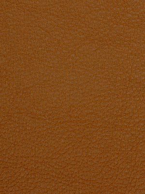Brown granular upholstery fabric in saddle color, close-up texture.
