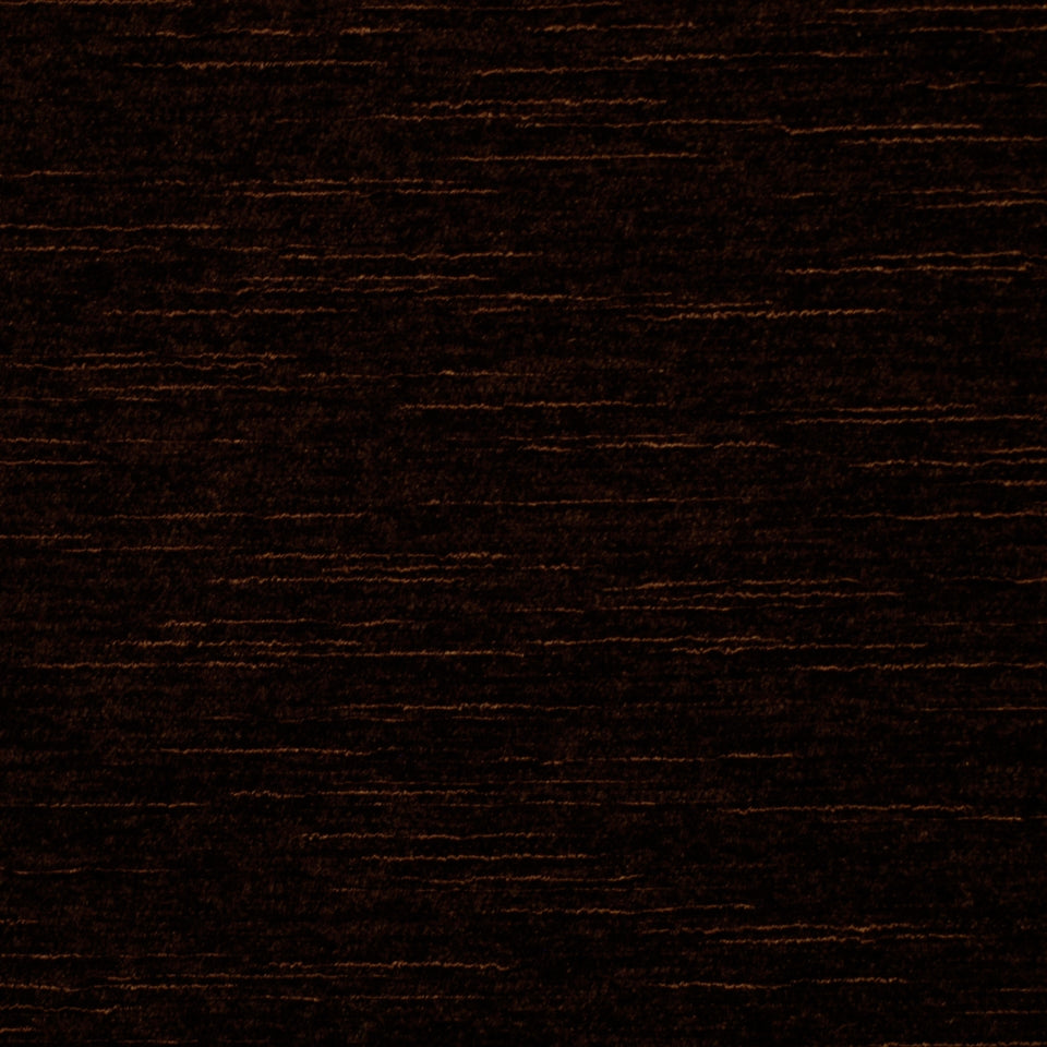Espresso brown upholstery fabric with subtle linear texture.