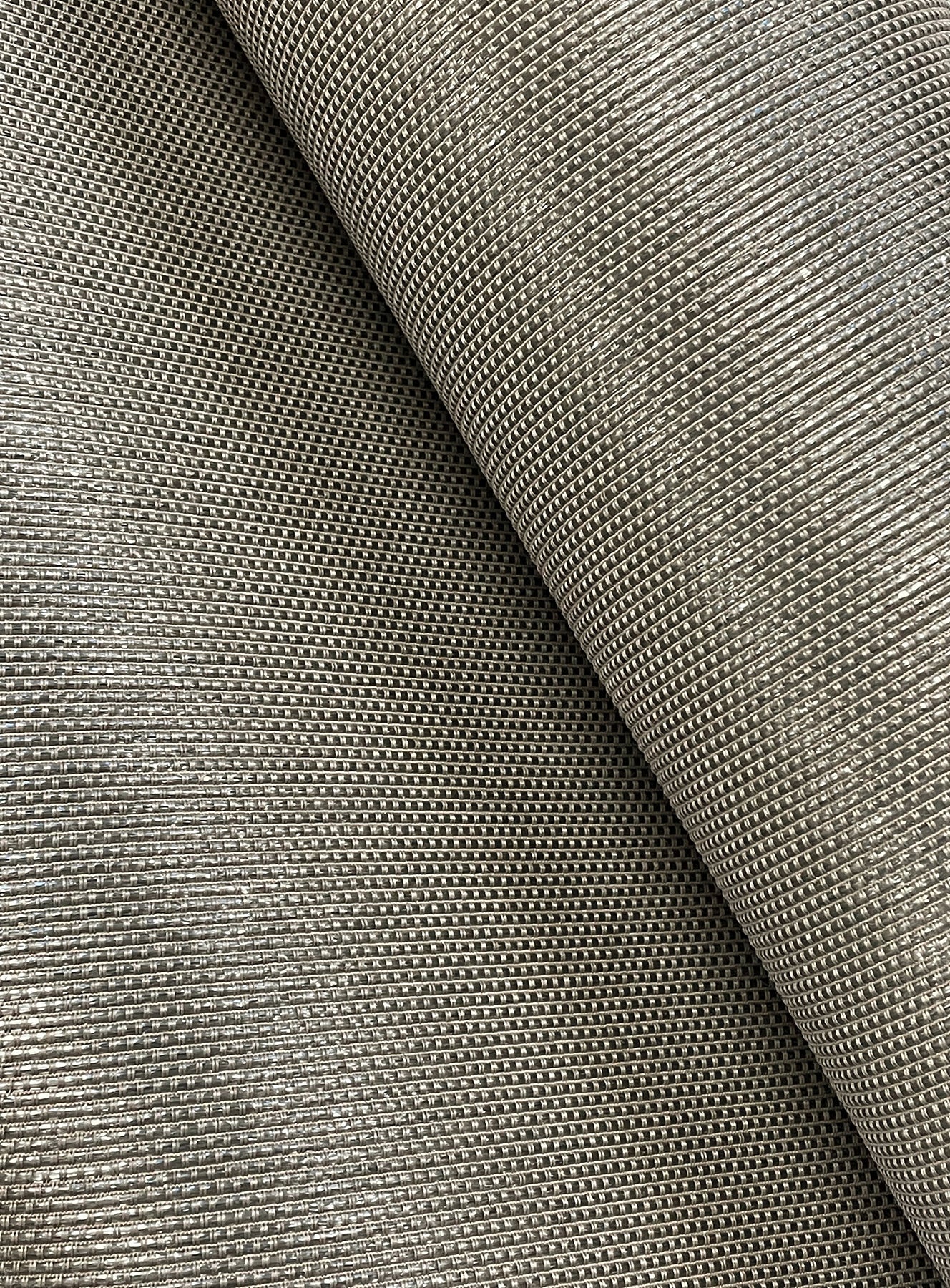 York Wallcoverings Classic Wovens Argent Pigeon York High Performance Textile Wallcovering Traditional Weaves Greys  Wallpaper - 196-10