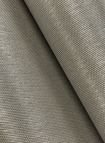 York Wallcoverings Classic Wovens Argent Pigeon York High Performance Textile Wallcovering Traditional Weaves Greys  Wallpaper - 196-10