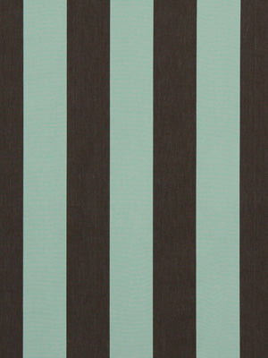 Vertical teal and dark brown striped pattern on fabric.