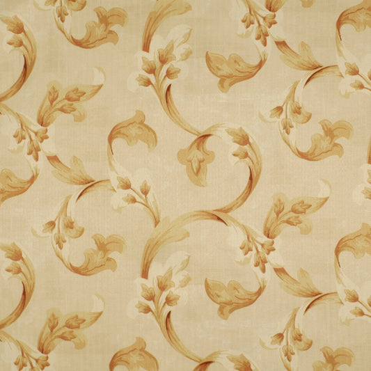 Robert Allen Floral Stretch | Straw  Drapery     - 196949