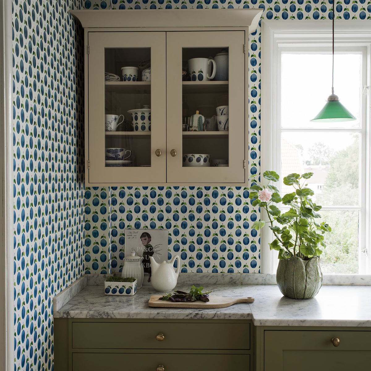 SCHUMACHER  Borastapeter PRUNUS   BLUE   - 1974