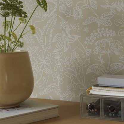 SCHUMACHER  Borastapeter GRAZIA   PARCHMENT   - 1979