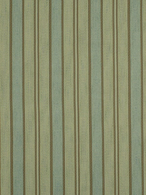 Upholstery fabric in sage green and beige with a textured dotted stitch pattern.