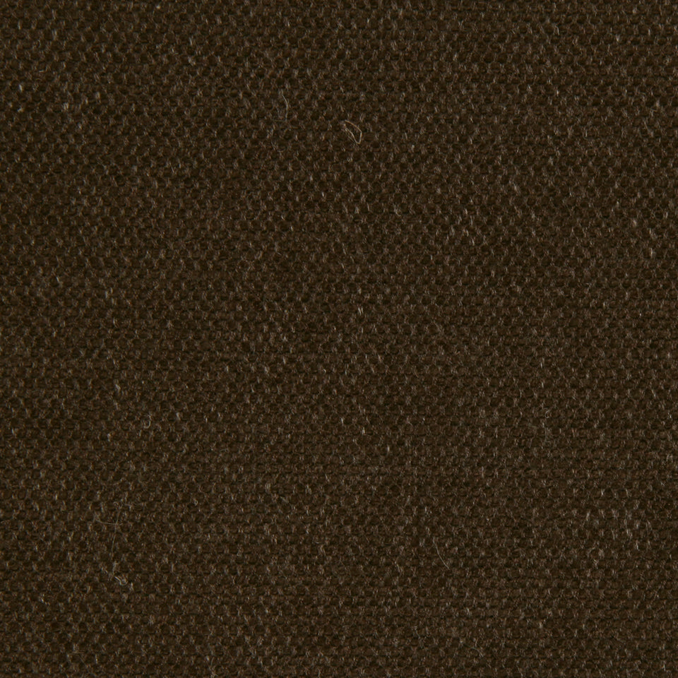 Close-up of dark brown woven fabric texture, earthy and versatile upholstery material.