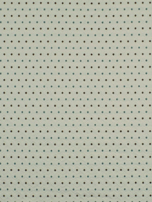 Beige fabric with a regular grid of tiny navy-blue dots.