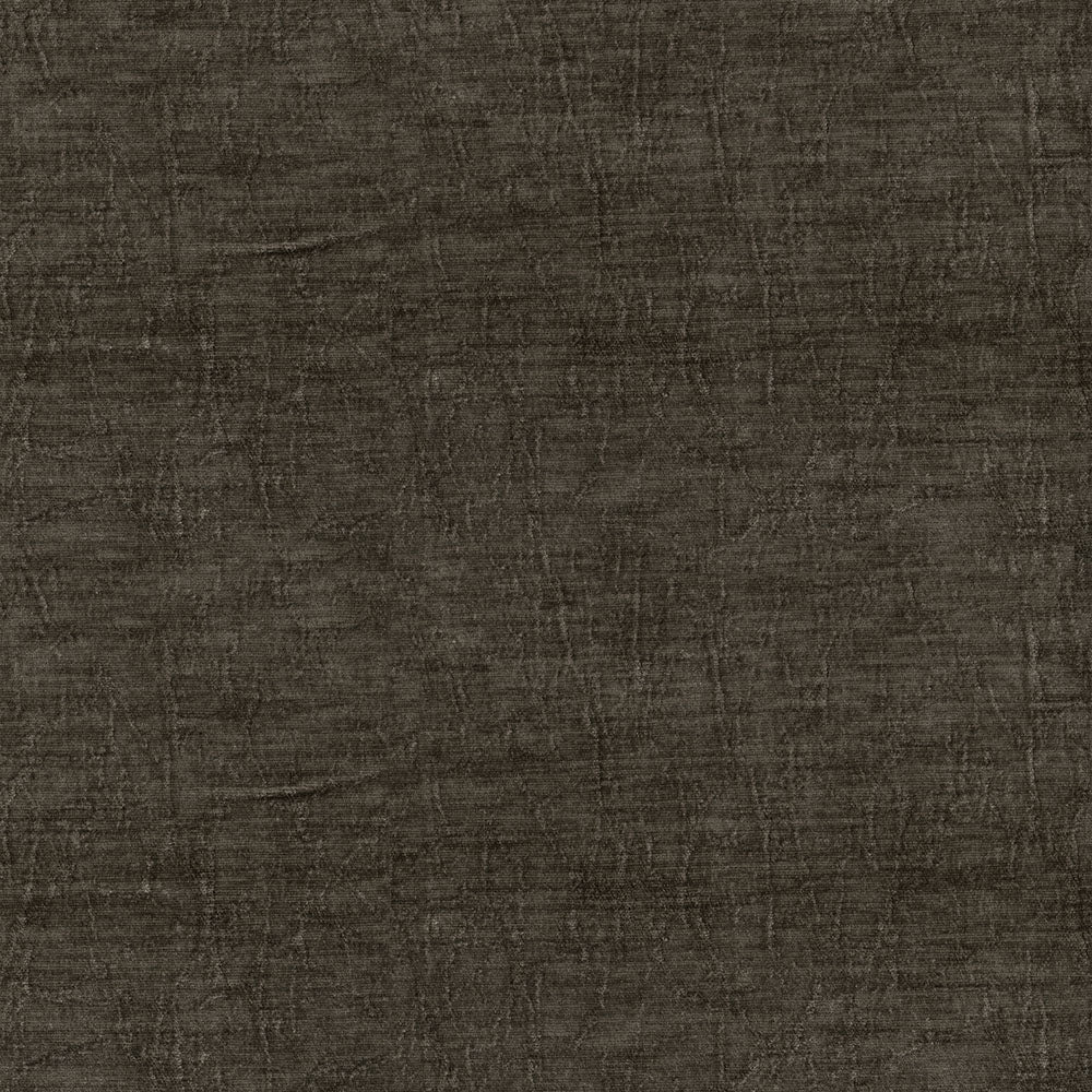 Dark brown fabric with a coarse linen-like weave and textured surface.
