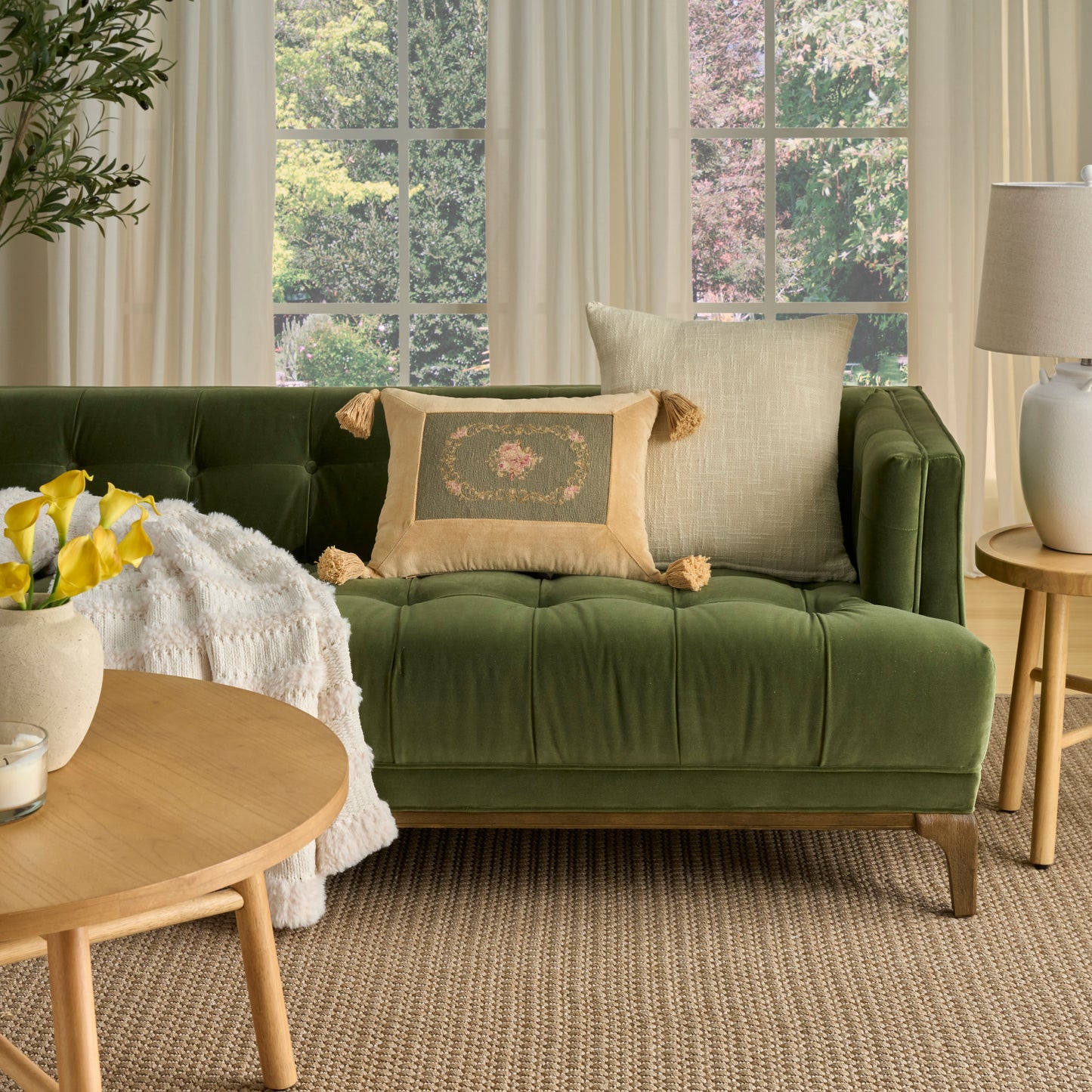 NOURISON HOME   14" x 18" Mina Victory Vintage Sage    - 798019091712