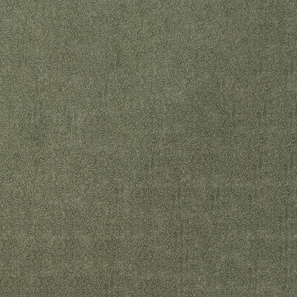 Olive green textured fabric swatch; solid color fabric with visible texture, suitable for upholstery or clothing.