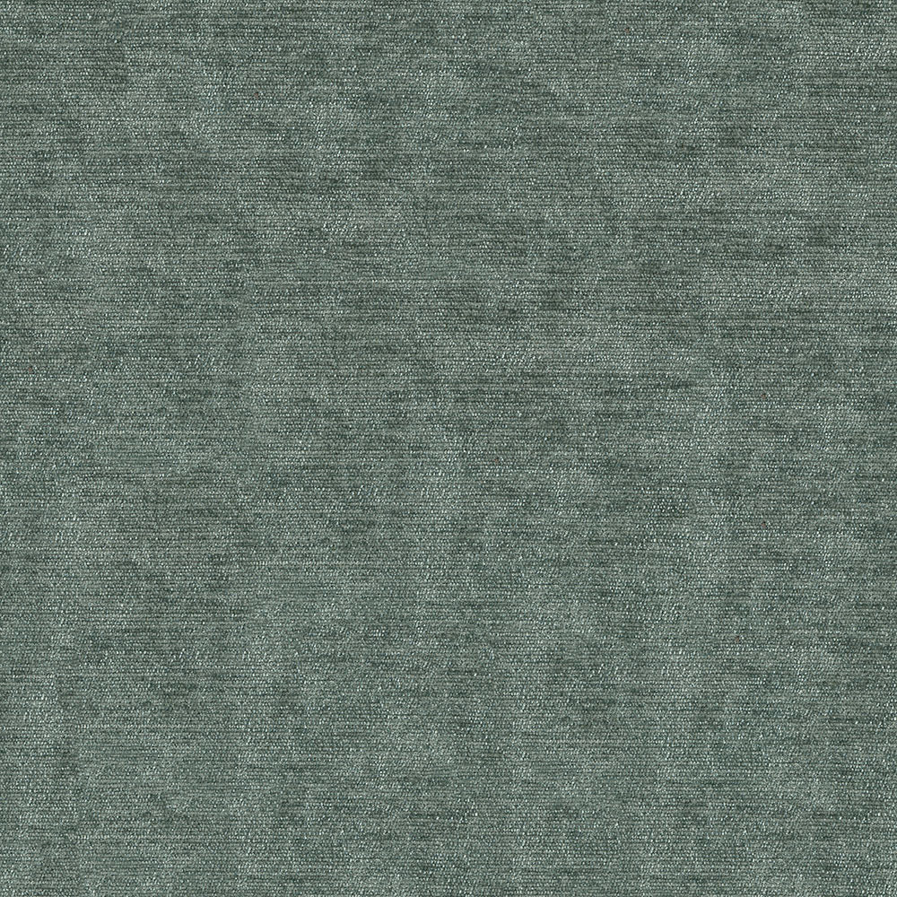 Muted sage-green textured fabric swatch with tight weave, upholstery or apparel material.