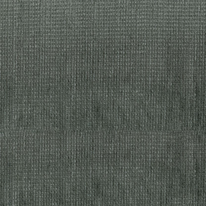 Charcoal grey corduroy fabric close-up with dense vertical ribs and soft texture