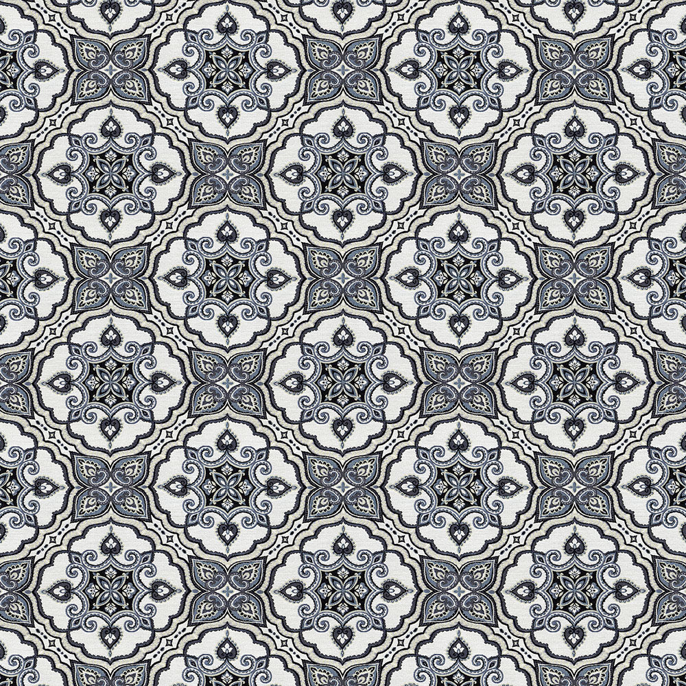 NICHOLASJOHN INC NJ-CANASTA Indigo Medallion   Fabric - NJ25-1650