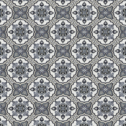 NICHOLASJOHN INC NJ-CANASTA Indigo Medallion   Fabric - NJ25-1650