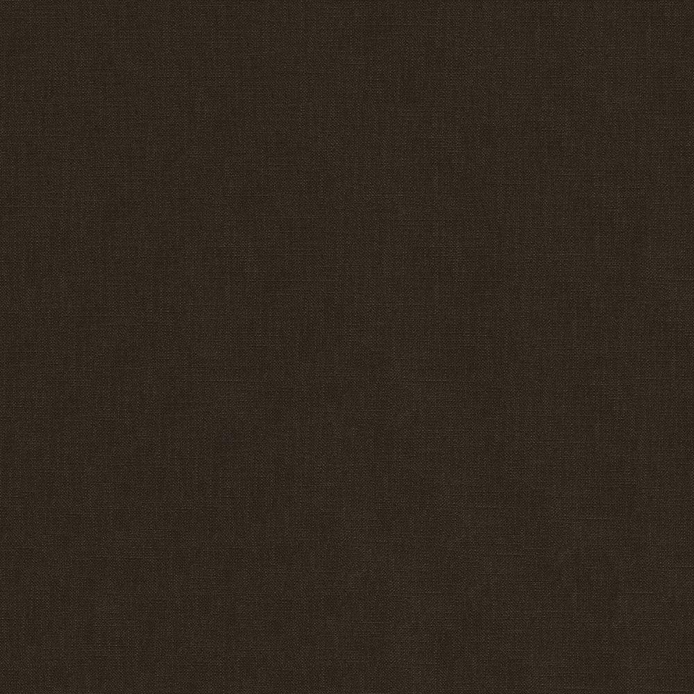 Dark brown solid fabric swatch with subtle texture.